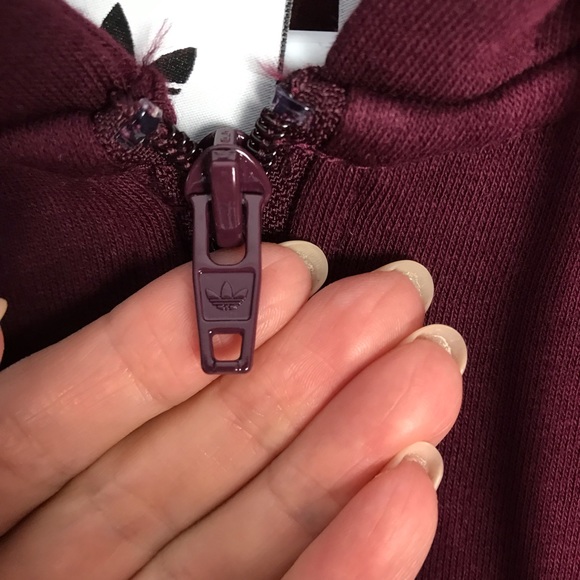 NEW Adidas Full-Zip Logo Hoodie - Picture 6 of 7